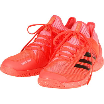 アディダス adidas メンズ テニスシューズ アディゼロ adizero ウーバーソニック 2 シグナルピンク/コアブラック/カッパーメタリック LAI28 FX1806