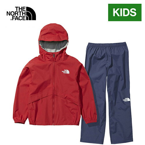 ノースフェイス THE NORTH FACE キッズ レインウェア レインテックス ユリイカ RAINTEX EUREKA TNFレッド NPJ12112 TR