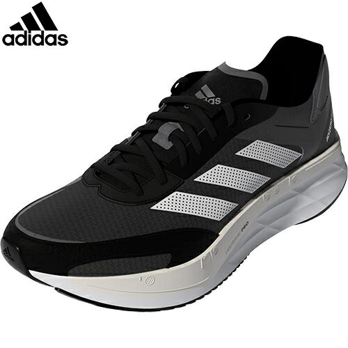 ★セールsale 33～39％OFF★ アディダス adidas メンズ レディース ランニングシューズ アディゼロ ボストン ワイド ADIZERO BOSTON 10 WIDE ブラック/ホワイト/グレー LVF06 GZ5426