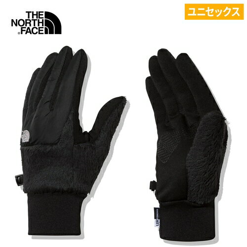 25日限定■5点購入で10%OFF■ノースフェイス THE NORTH FACE メンズ レディース 手袋 デナリイーチップグローブ Denali Etip Glove ブラック NN62122 K