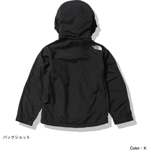 ★25日限定!5点購入で10%OFF★ノースフェイス THE NORTH FACE キッズ コート コンパクトジャケット Compact Jacket ブラック NPJ22210 K