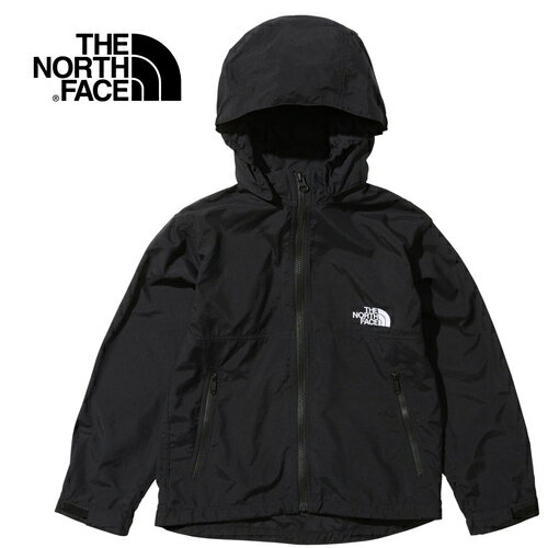 ★23日迄!お得なクーポン配布中★ノースフェイス THE NORTH FACE キッズ コート コンパクトジャケット Compact Jacket ブラック NPJ22210 K