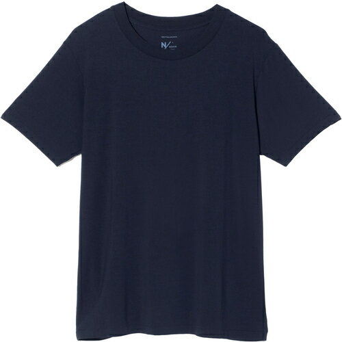 ニュートラルワークス NEUTRALWORKS． メンズ 半袖Tシャツ MXP エヌスキンデオショートスリーブクルー NSD SHORT SLEEVE CREW ネイビー KS32163 N