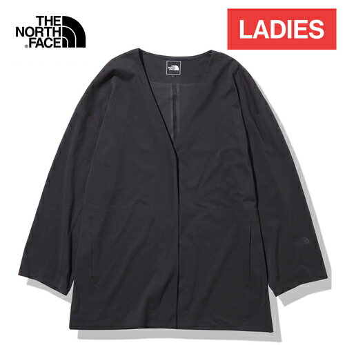 ★セールsale 10～44％OFF★ ザ ノース フェイス ノースフェイス レディース テックラウンジカーディガン Tech Lounge Cardigan ブラック NTW12262 K カーディガン トップス アウター 羽織 秋 冬