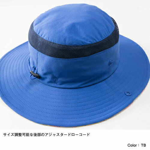 ★23日迄!お得なクーポン配布中★ノースフェイス THE NORTH FACE キッズ 帽子 ノベルティサンシールドハット Kids’ Novelty Sunshield Hat TNFブルー NNJ02008 TB