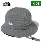 ザ・ノース・フェイス ノースフェイス キッズ 帽子 サマークーリングハット Kids' Summer Cooling Hat ヒューズボックスグレー NNJ02206 FG ハット UV 紫外線 おしゃれ バケットハット バケハ