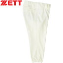 ゼット ZETT メンズ レディース 野球ウェア ユニフォームパンツ プロステイタス ユニフォームショートパンツ 試合専用 ライトアイボリー BU508CP 3...