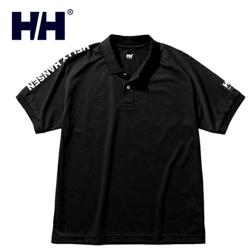 ヘリーハンセン ポロシャツ メンズ ヘリーハンセン HELLY HANSEN メンズ ポロシャツ ショートスリーブ チームドライポロ Team Dry Polo ブラック HH32000 K