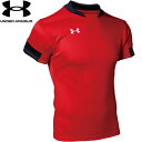 アンダーアーマー UNDER ARMOUR メンズ ラグビーウェア シャツ プラクティス ショートスリーブ レッド 1365028 600
