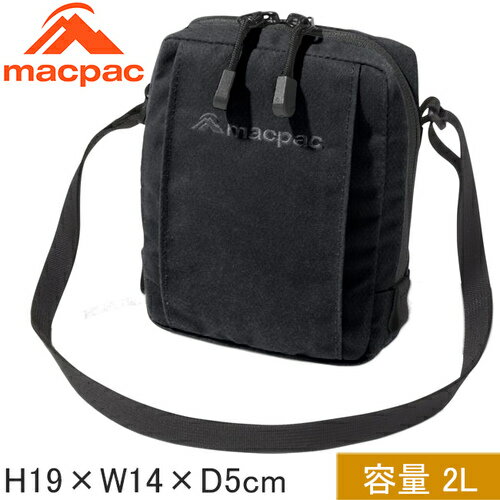 マックパック macpac ショルダーバッグ ポシェット サッチモ ブラック MM81809 K