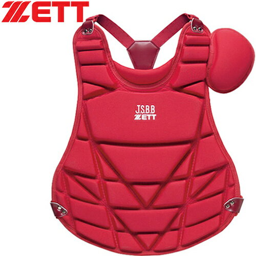 ゼット ZETT キッズ 少年軟式野球用プロテクター レッド BLP7260A 6400
