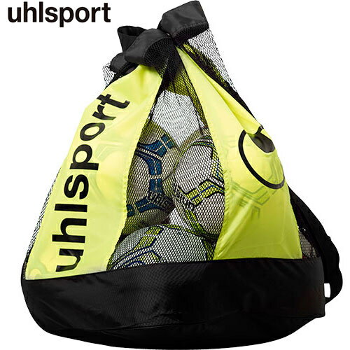 ウールシュポルト uhlsport サッカー ボールバッグ ブラック/フローイエロー 1004263 02