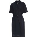 ラコステ LACOSTE レディース ウェストベルト付きポロドレス ネイビー EF2285L 166
