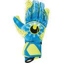 ウールシュポルト uhlsport サッカー キーパーグローブ レーダーコントロール スーパーグリップ ハーフネガティブ レーダーブルー×フローイエロー×ブラック 1011118 01