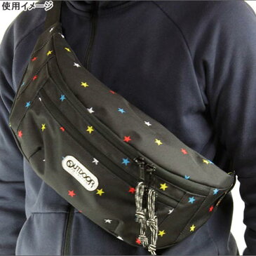 アウトドアプロダクツ OUTDOORPRODUTS ツインファスナーウエストバッグ 星柄 6232195