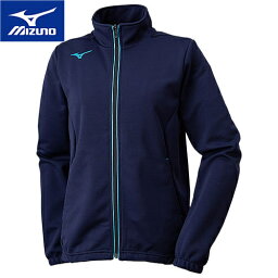 ミズノ MIZUNO レディース ウォームアップジャケット ディープネイビー×ブルーアトール 32MC9325 82