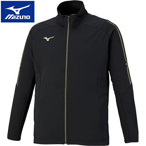 ★セールsale 53％OFF★ ミズノ MIZUNO メンズ レディース ウォームアップジャケット ブラック×ブラック×ゴールド 32MC0110 09 1