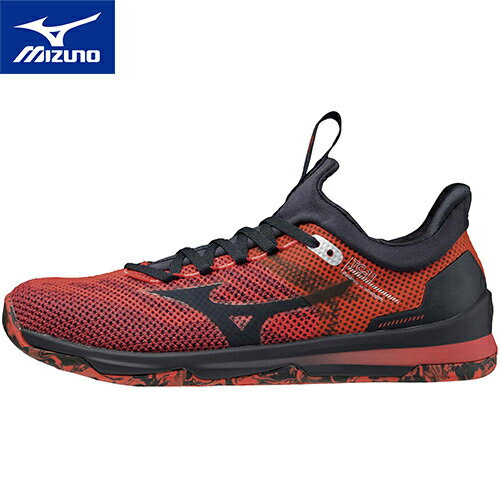 ミズノ MIZUNO メンズ レディース フィットネスシューズ トレーニングシューズ TC-11 レッド×ブラック 31GC2101 10