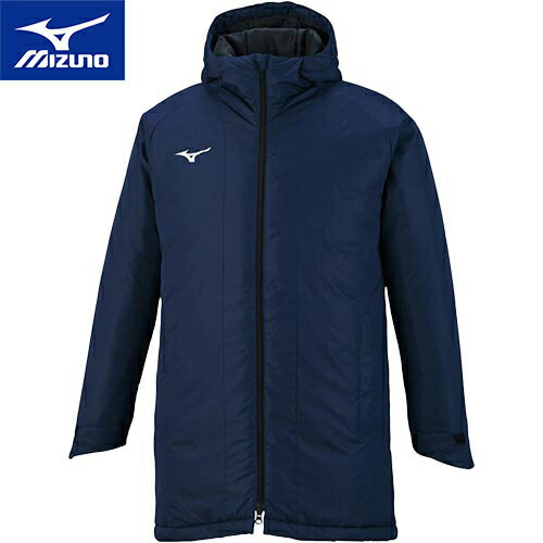 ★セールsale 13％OFF★ ミズノ MIZUNO メンズ レディース ジャケット ブレスサーモ中綿ミドル丈コート ドレスネイビー 32ME9650 14