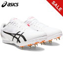 ☆スクイズボトルプレゼント☆ アシックス asics メンズ 陸上 スパイク ヒートフラット 12 HEATFLAT 12 ホワイト/ブラック 1093A195 100