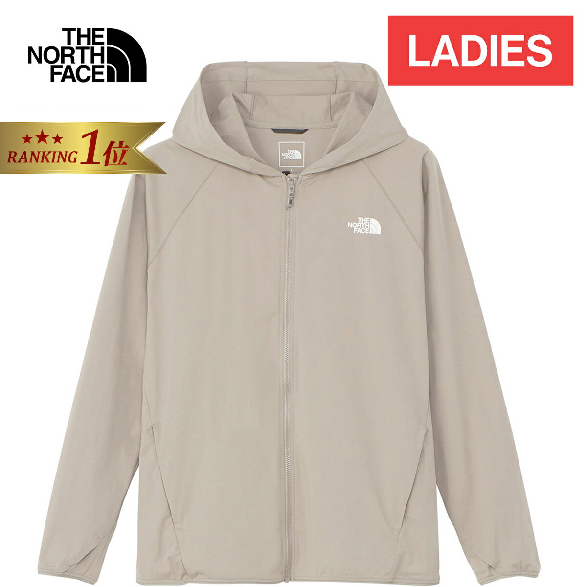 ザ ノース フェイス THE NORTH FACE レディース アウトドア 長袖Tシャツ L/S Nuptse Cotton Tee_ロングスリーブヌプシコットンティー NTW32443 （グラベル）