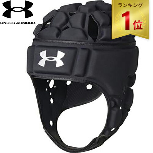 ڳŷ1̡ ޡ UNDER ARMOUR  饰ӡ 쥮顼إåɥå RUGBY REGULAR HEADCAP ֥å/С 1305945 001