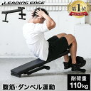 シットアップベンチ 【楽天1位】リーディングエッジ LEADING EDGE マルチシットアップベンチ フラットベンチ 兼用 腹筋台 トレーニングベンチ LE-B40 GY 背筋 ダンベル トレーニング フィットネス 折りたたみ ベンチプレス台 ダンベル 自宅 コンパクト