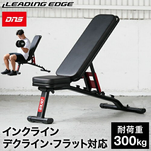 リーディングエッジ LEADING EDGE トレーニングベンチ インクラインベンチ DNSコラボ 限定カラー マルチポジションベンチ パッションレッド(DNSコラボ) DNS-B80 RED