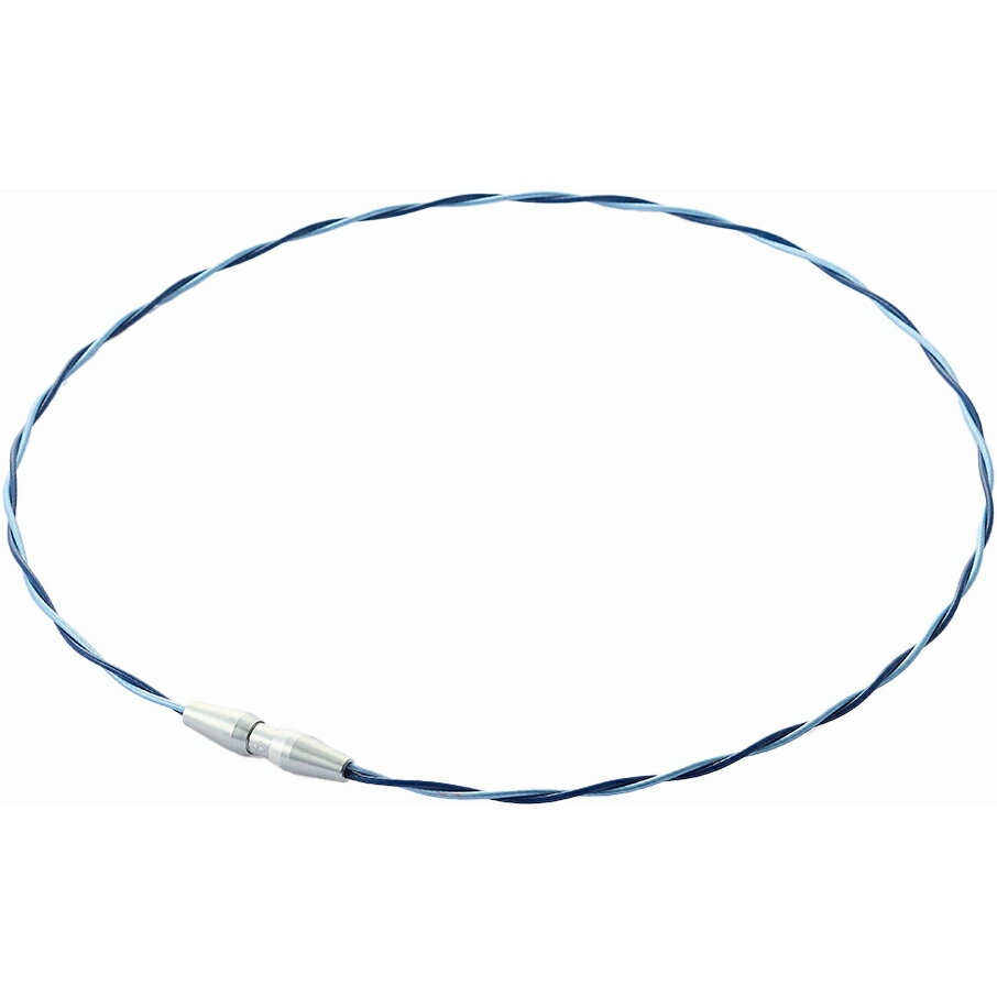 phiten ファイテン 健康アクセサリー RAKUWAネックレス EXTREME ワイヤートルネード ライトブルー/ネイビー