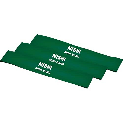 NISHI ニシスポーツ リストウエイト ミニバンド プレトレーニング グリーン NT7930F