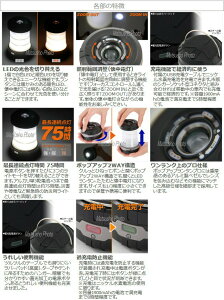 ランタン ポップアップランタンプロ LED 2電源 電池式 USB充電式 調色 ポップアップ 折りたたみ 懐中電灯 ドッペルギャンガー DOD L1-216【SP】通販格安セール情報 楽天 通販