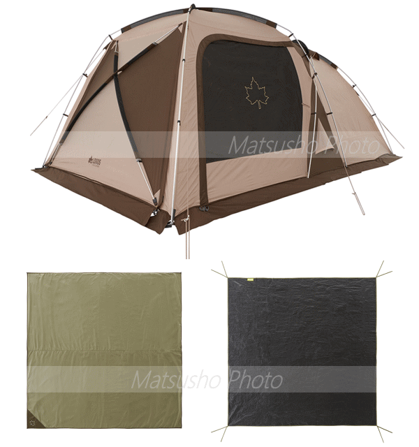 【24時間限定最大4000円OFFクーポン配布中!9/1限定】アウトドア キャンプ 2点セット LOGOS Tradcanvas ドゥーブルテントセット 71805591 ロゴス テントセット 送料無料【SP】