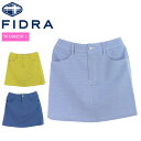 FIDRA フィドラ FD5MUP15 ゴルフウェア レディース スカート インナー付ジャガードスカート ボトムス ストレッチ 春夏 シンプル 動きやすい