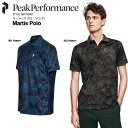 PeakPerformance ピークパフォーマンス G67755001 メンズ ゴルフウェア ゴルフシャツ ポロシャツ 半袖 春夏 Martis Polo(マーティス ポロ) ゴルフ男子