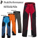 PeakPerformance ピークパフォーマンス G57947012 メンズ スキーウェア スキーパンツ シャルパンツ 3レイヤー ゴアテックス ヘリ グラ...