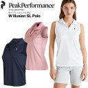 PeakPerformance ピークパフォーマンス G77553 レディース ゴルフウェア ポロシャツ ノースリーブ 春夏 ゴルフ女子 W Illusion SL Polo(W イリュージョン SL ポロ)