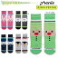phenix フェニックス スキーウェア ソックス ESB23SO84 Character Tube Socks Junior ジュニア スキー ウィンタースポーツ 靴下 抗菌防臭加工 キャラクター