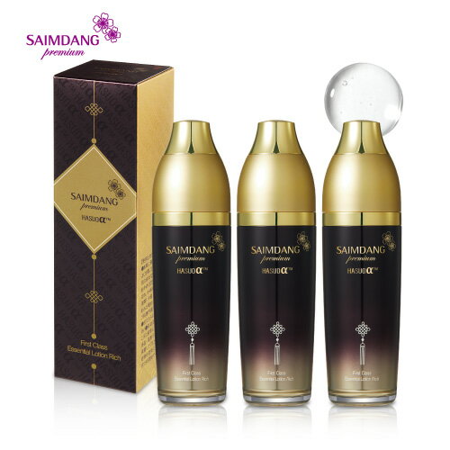 「 製造販売元 公式 」 ＜ 3本セット ＞ サイムダン ファーストクラス 美容液化粧水 リッチ 130ml 3980円以上送料無料 || エイジングケア 美容液 赤カシュウ ツルドクダミ 韓方 本生コラーゲン