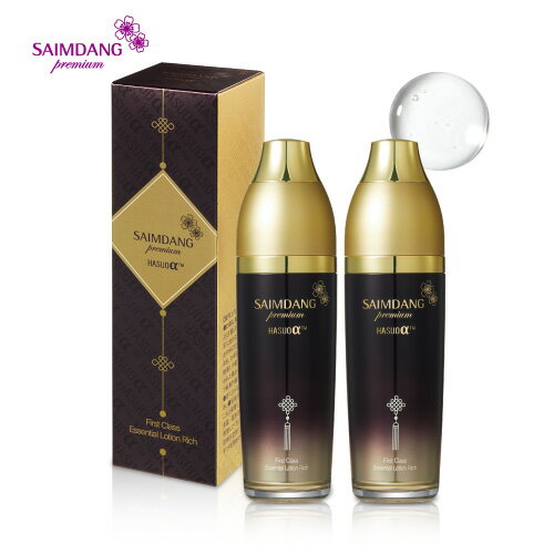 「 製造販売元 公式 」 ＜ 2本セット ＞ サイムダン ファーストクラス 美容液化粧水 リッチ 130ml 3980円以上送料無料 || エイジングケア 美容液 赤カシュウ ツルドクダミ 韓方 本生コラーゲン