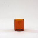 BOROSIL VISION GLASS AMBER S 【BOROSIL ホウケイ酸ガラス インド 直火 電子レンジ オーブン 食洗器 耐熱ガラス キャニスター グラス インド ビーカー アンバー ブラウン】