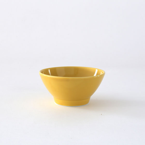 Rakuten - 【波佐見焼 磁器】コモン 飯碗(イエロー)【common 皿 食器 yellow 角田陽太 洋食器 茶碗 お茶碗 長崎県】