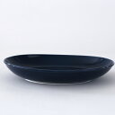 【波佐見焼 磁器】コモン オーバルボウル270mm(ネイビー)【common Ovalbowl navy 角田陽太 洋食器 長崎県】