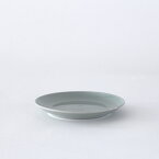 【波佐見焼 磁器】コモン プレートφ150mm(グレー)【食器 common plate 皿 gray 角田陽太 洋食器 長崎県】