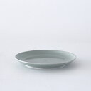 【波佐見焼 磁器】コモン プレートφ180mm(グレー)【食器 common plate 皿 gray 角田陽太 洋食器 長崎県】