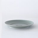 【波佐見焼 磁器】コモン プレートφ210mm(グレー)【食器 common plate 皿 gray 角田陽太 洋食器 長崎県】