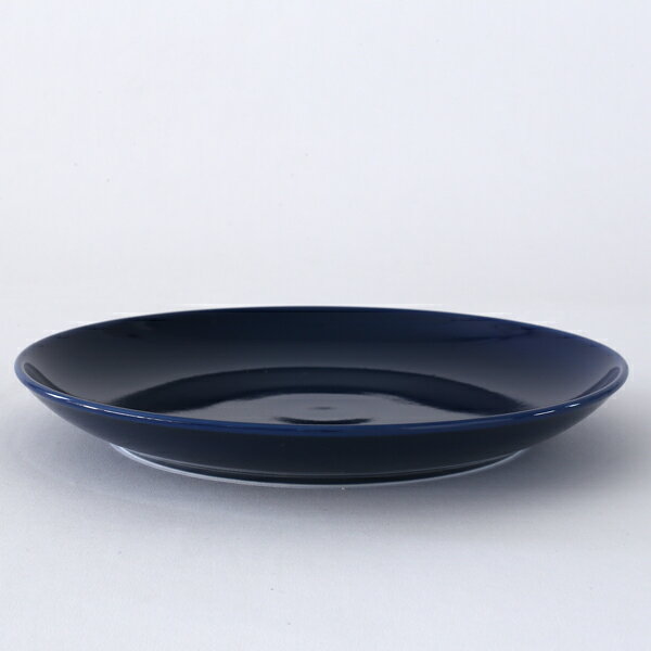 【～11/11クーポン配布中】【波佐見焼 磁器】コモン プレートφ270mm (ネイビー)【common plate 皿 navy 角田陽太 洋食器 長崎県】