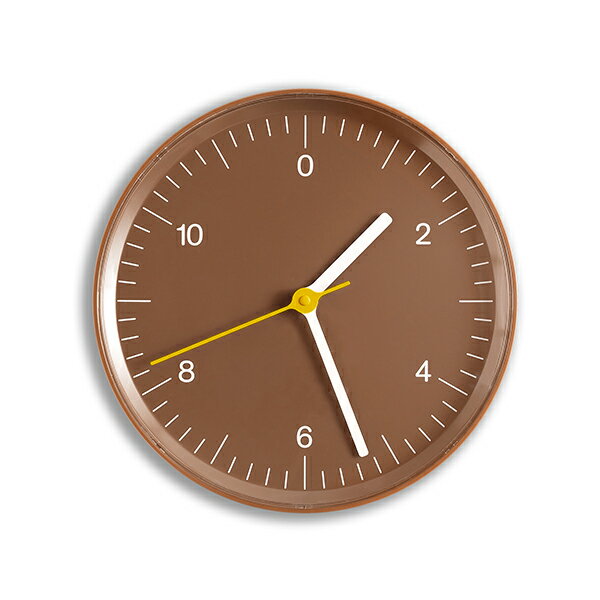 Rakuten - 正規取扱店 HAY WALL CLOCK（Brown）AF793-A661【正規品 ヘイ 時計 ウォールクロック ブラウン 壁掛時計 ジャスパー・モリソン 北欧 デンマーク 雑貨 JasperMorrison】