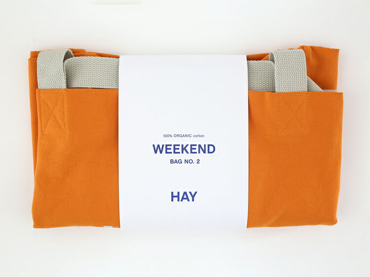 正規取扱店 HAY WEEKEND BAG No.2 Mango【ヘイ バッグ ウィークエンドバッグ かばん コットン 北欧 デンマーク 雑貨 スポーツ 旅行 エコバッグ ナチュラル】 2