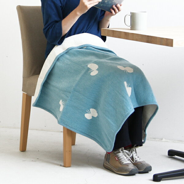 【正規取扱店】KLIPPAN クリッパン コットンミニブランケット CHOUCHO(SIZE:70c