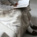 【正規取扱店】KLIPPAN クリッパン コットンハーフブランケット FOREST SPOON(SIZE90cm×140cm グレージュ) KP892976【ミナ・ペルホネン 皆川明 オーガニックコットン フォレスト スプーン ギフト リビング 寝具 ひざかけ】